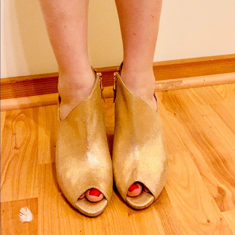 Matt Bernson Gold Bootie
